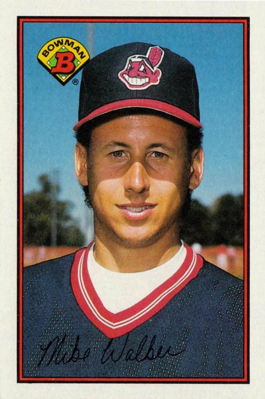 #77 Mike Walker - Cleveland Indians - 1989 Bowman Baseball