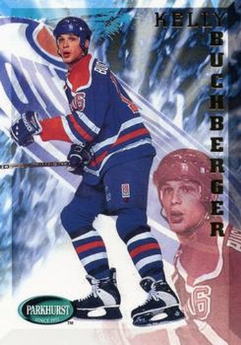 #77 Kelly Buchberger - Edmonton Oilers - 1995-96 Parkhurst International Hockey