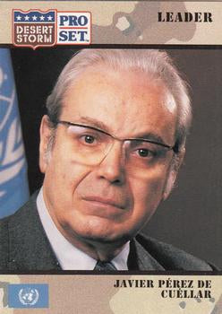 #77 Javier PŽrez de CuŽllar - 1991 Pro Set Desert Storm