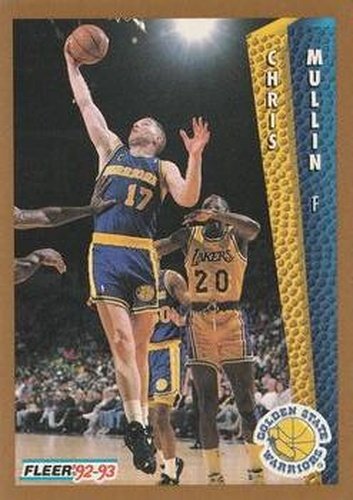 #77 Chris Mullin - Golden State Warriors - 1992-93 Fleer Basketball