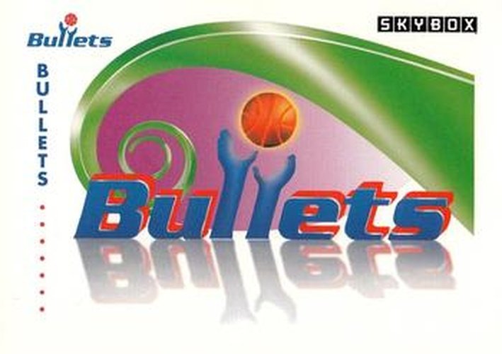 #377 Washington Bullets Logo - Washington Bullets - 1991-92 SkyBox Basketball