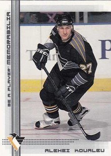 #77 Alex Kovalev - Pittsburgh Penguins - 2000-01 Be a Player Memorabilia Hockey