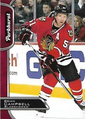#77 Brian Campbell - Chicago Blackhawks - 2016-17 Parkhurst - Red Hockey