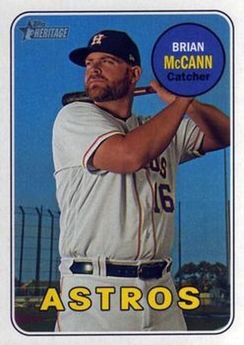 #77 Brian McCann - Houston Astros - 2018 Topps Heritage Baseball