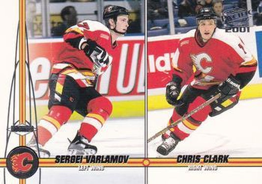 #77 Sergei Varlamov / Chris Clark - Calgary Flames - 2000-01 Pacific Hockey