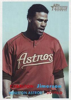 #77 Charlton Jimerson - Houston Astros - 2006 Topps Heritage Baseball