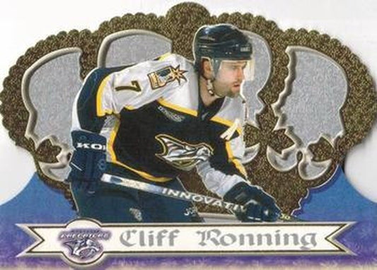 #77 Cliff Ronning - Nashville Predators - 1999-00 Pacific Crown Royale Hockey