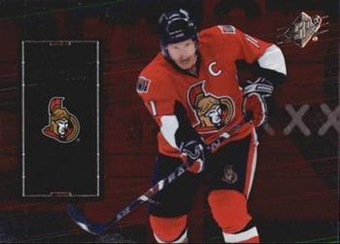 #77 Daniel Alfredsson - Ottawa Senators - 2009-10 SPx Hockey