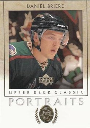 #77 Daniel Briere - Phoenix Coyotes - 2002-03 Upper Deck Classic Portraits Hockey