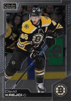 #77 David Krejci - Boston Bruins - 2020-21 O-Pee-Chee Platinum Hockey