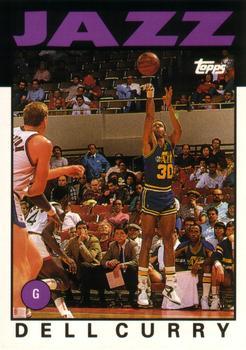#77 Dell Curry - Utah Jazz - 1992-93 Topps Archives Basketball