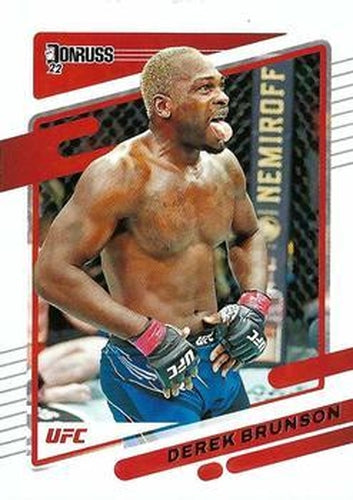 #77 Derek Brunson - 2022 Donruss UFC MMA