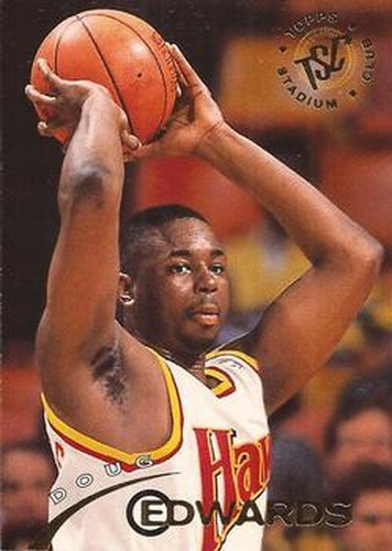 #77 Doug Edwards - Atlanta Hawks - 1994-95 Stadium Club Basketball