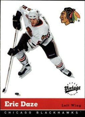 #77 Eric Daze - Chicago Blackhawks - 2000-01 Upper Deck Vintage Hockey