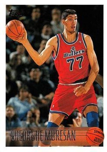 #77 Gheorghe Muresan - Washington Bullets - 1996-97 Topps Basketball