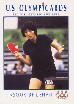 #77 Insook Bhushan - USA - 1992 Impel U.S. Olympic Hopefuls