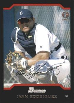#77 Ivan Rodriguez - Detroit Tigers - 2004 Bowman Baseball