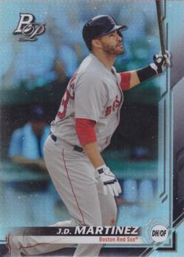 #77 J.D. Martinez - Boston Red Sox - 2019 Bowman Platinum Baseball