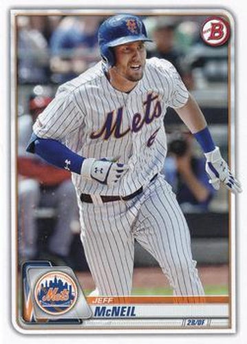 #77 Jeff McNeil - New York Mets - 2020 Bowman Baseball