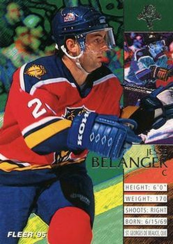 #77 Jesse Belanger - Florida Panthers - 1994-95 Fleer Hockey