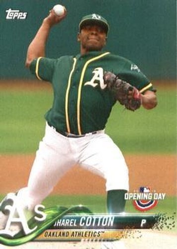 #77 Jharel Cotton - Oakland Athletics - 2018 Topps Opening Day Baseball