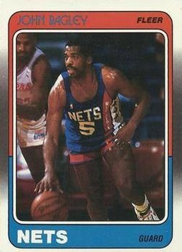 #77 John Bagley - New Jersey Nets - 1988-89 Fleer Basketball