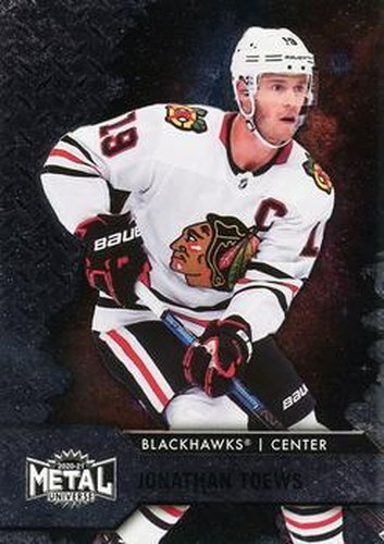 #77 Jonathan Toews - Chicago Blackhawks - 2020-21 Skybox Metal Universe Hockey