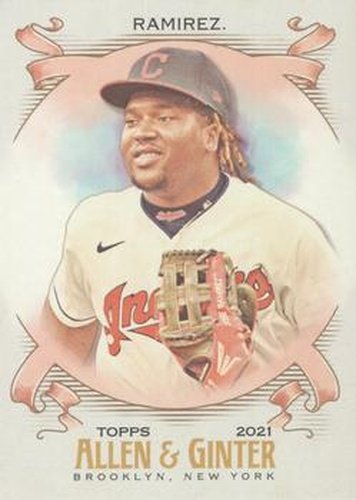 #77 Jose Ramirez - Cleveland Indians - 2021 Topps Allen & Ginter Baseball
