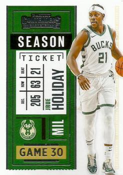 #77 Jrue Holiday - Milwaukee Bucks - 2020-21 Panini Contenders Basketball