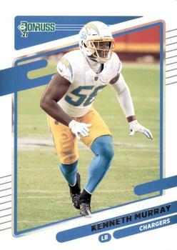 #77 Kenneth Murray - Los Angeles Chargers - 2021 Donruss Football