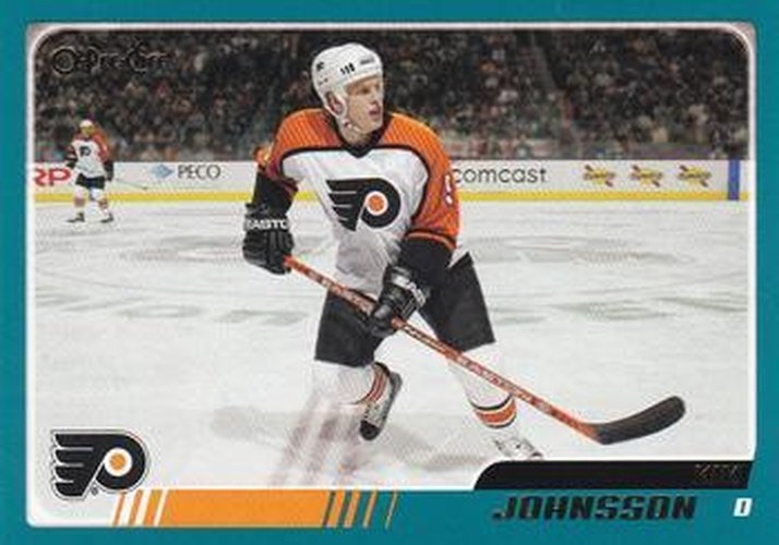 #77 Kim Johnsson - Philadelphia Flyers - 2003-04 O-Pee-Chee Hockey