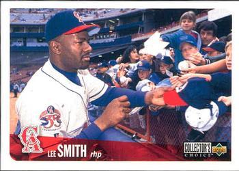 #77 Lee Smith - California Angels - 1996 Collector's Choice Baseball