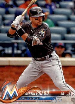 #77 Martin Prado - Miami Marlins - 2018 Topps Baseball