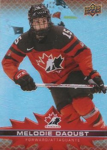 #77 Melodie Daoust - Canada - 2021-22 Upper Deck Tim Hortons Team Canada Hockey