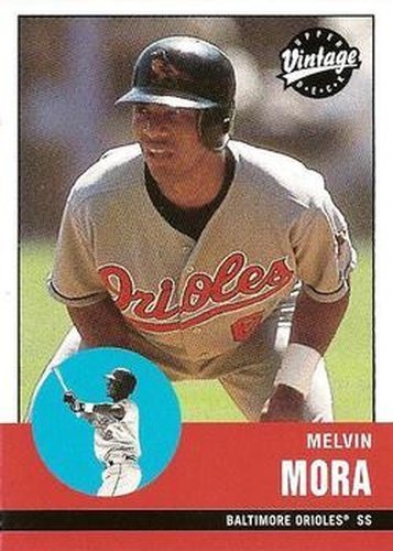 #77 Melvin Mora - Baltimore Orioles - 2001 Upper Deck Vintage Baseball