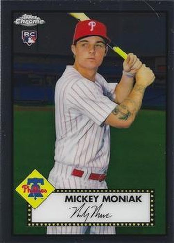 #77 Mickey Moniak - Philadelphia Phillies - 2021 Topps Chrome Platinum Anniversary Baseball