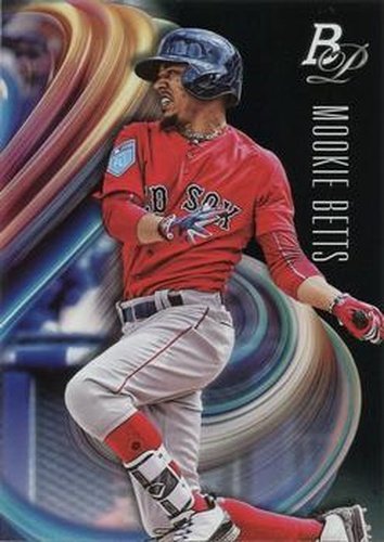 #77 Mookie Betts - Boston Red Sox - 2018 Bowman Platinum Baseball