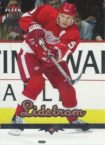 #77 Nicklas Lidstrom - Detroit Red Wings - 2005-06 Ultra Hockey