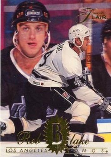 #77 Rob Blake - Los Angeles Kings - 1994-95 Flair Hockey