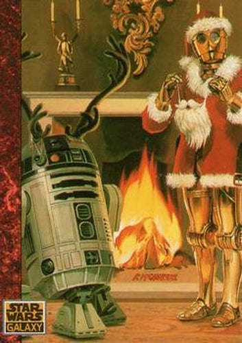 #77 Santa Threepio - 1993 Topps Star Wars Galaxy