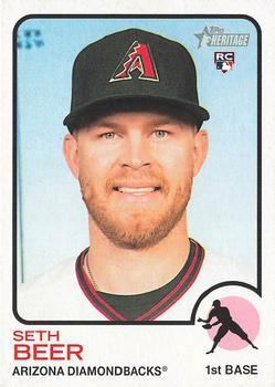 #77 Seth Beer - Arizona Diamondbacks - 2022 Topps Heritage Baseball