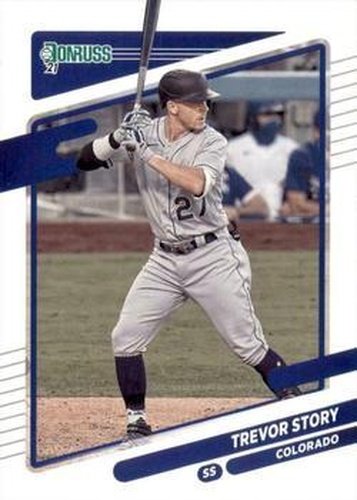 #77 Trevor Story - Colorado Rockies - 2021 Donruss Baseball