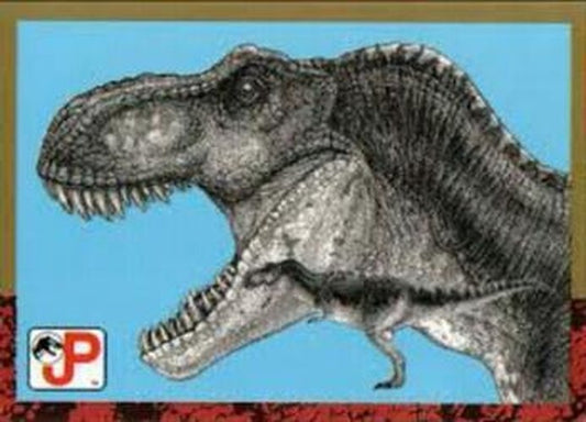 #77 Tyrannosaurus Rex - 1993 Topps Jurassic Park