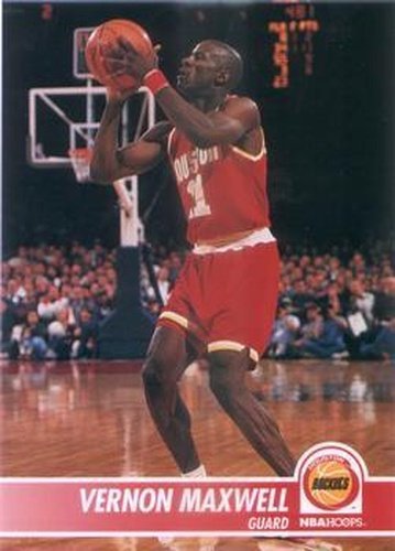 #77 Vernon Maxwell - Houston Rockets - 1994-95 Hoops Basketball