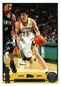 #77 Vladimir Radmanovic - Seattle SuperSonics - 2003-04 Topps Basketball