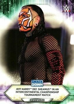 #77 Jeff Hardy def. Sheamus in an Intercontinental Championship Tournament Match - 2021 Topps WWE Wrestling