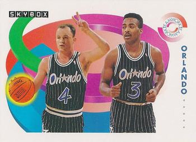 #477 Dennis Scott / Scott Skiles - Orlando Magic - 1991-92 SkyBox Basketball