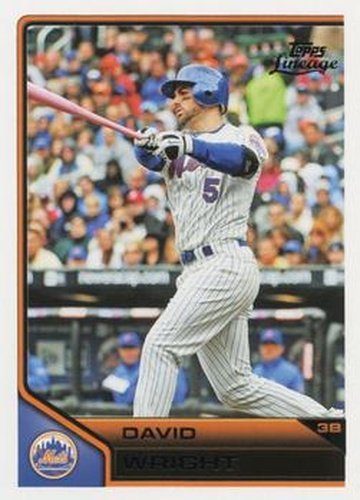 #77 David Wright - New York Mets - 2011 Topps Lineage Baseball