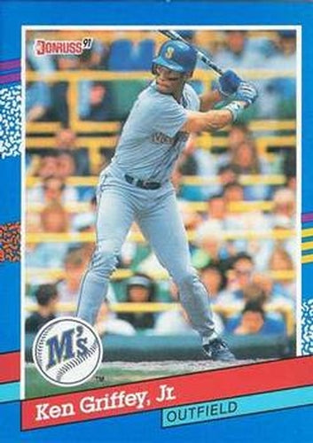 #77 Ken Griffey Jr. - Seattle Mariners - 1991 Donruss Baseball