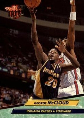 #77 George McCloud - Indiana Pacers - 1992-93 Ultra Basketball
